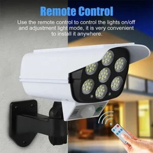 77LED Solar Motion Sensor - Security Light Outdoor - Dummy Camera Wireless - Picture 1 of 9