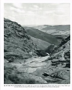 Crowden Head Peak District Derbyshire Vintage Picture Print 1961 CLPBOTPD#48 - Picture 1 of 3