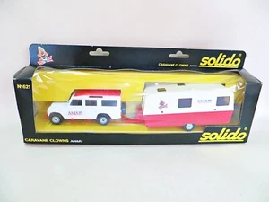 SOLIDO 621 ""LAND ROVER Y CARAVAN AMAR CIRCUS PAYASOS"" DE COLECCIÓN/ORIGINAL. Sin usar en caja/en caja - Imagen 1 de 10