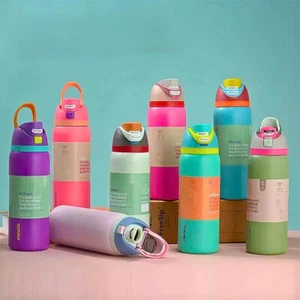 Stainless Steel Insulated Water Bottle with Straw Cup 32Oz Uk - Picture 1 of 14