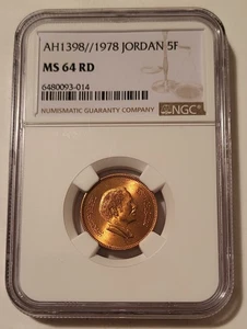 Jordan 1978 5 Fils MS64 RED NGC - Picture 1 of 4