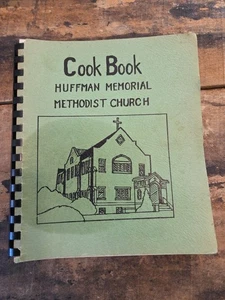 Vintage Cook Book Huffman Memorial Methodist Church 1964 - Picture 1 of 9