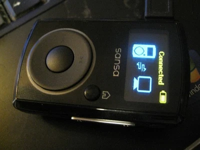 Reproductor de MP3 SanDisk Sansa Clip negro grabadora radio FM 2 GB NECESITA BATERÍA COMO ESTÁ Foto 1 de 4