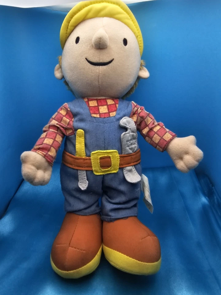 Bob The Builder 11” Plush 2001 Huggable Bob Hasbro Playskool Vintage Stuffed - Image 1 of 4