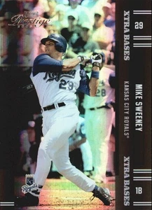 2005 Playoff Prestige Xtra Bases Black Royals Baseball Card #85 Mike Sweeney /25 - Picture 1 of 2