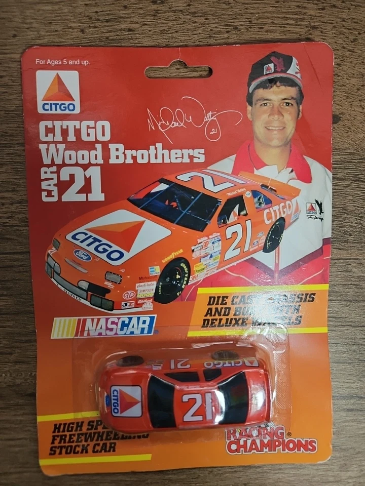 1996 Racing Champions No21 Майкл Уолтрип Wood Brothers Citgo промо 1:64 - Изображение 1 из 4