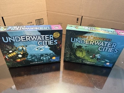 Underwater Cities W/ Promo + New Discoveries Expansion + Organizer - Image 1 of 3