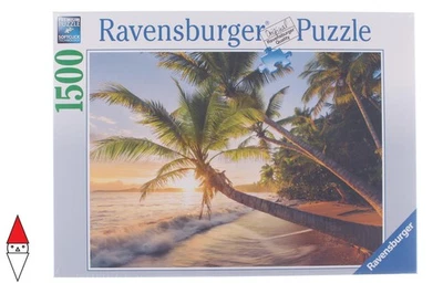 PUZZLE PAESAGGI RAVENSBURGER MARE E OCEANO SPIAGGIA SEGRETA 1500 PZ - Immagine 1 di 2