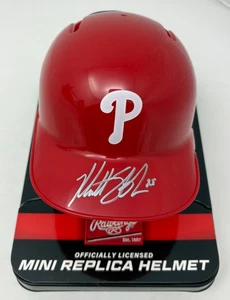 Matt Strahm Signed Rawlings Philadelphia Phillies Mini Helmet PSA 575 - Picture 1 of 3
