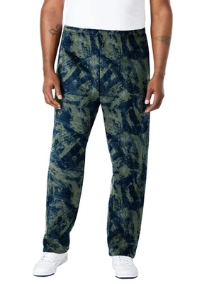 KingSize Men's Big & Tall Fleece Open-Bottom Sweatpants - Image 1 of 4