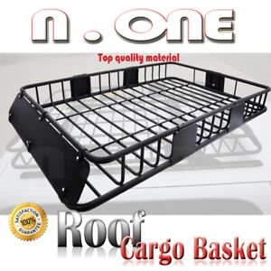61" Rooftop Storage Rack Cross Bars Cargo Basket Extend Carrier for Oldsmobile