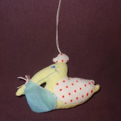 Lote 6 Cigüeña Baby Shower Fiesta Favor 3" Peluche Animal Navidad Adorno  Foto 1 de 4