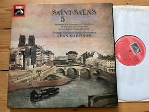 SLS 5035 Saint-Saens The 5 Symphonies Martinon 3 LP box - Picture 1 of 3