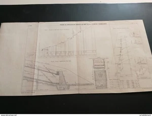 ANNALES PONTS et CHAUSSEES (Dep 04) Plan de travaux de consolidation de Thorame - Imagen 1 de 4