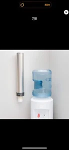cup dispenser, San Jamar Stainless Steel, Pull-type. Medium, Silver - Picture 1 of 7