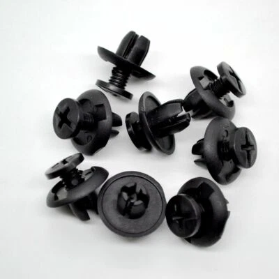 Clips de remache de montaje de guardabarros de parachoques MB-253964 50 un. para Mitsubishi Toyota Lexus Foto 1 de 4