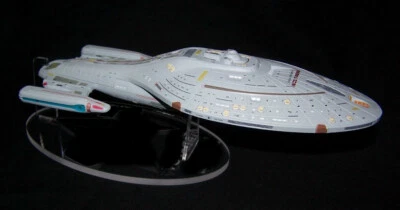 acrylic display stand ONLY for Star Trek Eaglemoss XL USS Voyager - Image 1 of 2