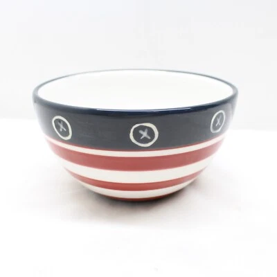 Certified International Ceramic Sea Boat Ocean Ice Cream BOWL Kate McRostie - Изображение 1 из 4
