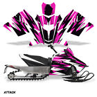 Snowmobile Graphics kit Sled Decal for Arctic Cat ZR200 2018-Up Attack Pink