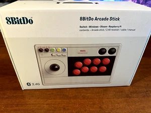 8Bitdo Arcade Stick for Switch & Windows Arcade Support Wireless Bluetooth NEW! - Picture 1 of 2