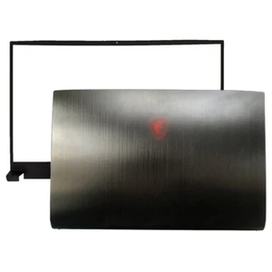 Neuf pour MSI GF75 MS-17F1 MS-17F5 17,3" couvercle supérieur noir couverture arrière LCD + lunette d'écran - Photo 1/3