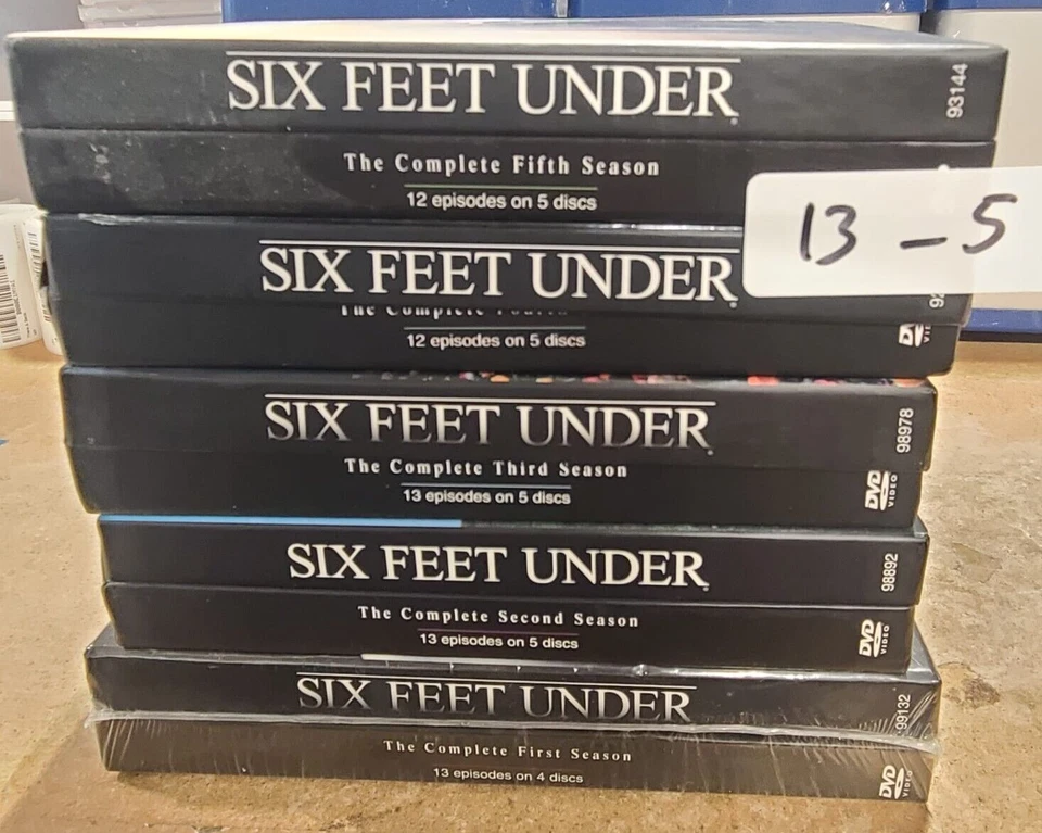Six Feet Under Complete Series Season 1 2 3 4 & 5 HBO Video Boxed Sets Assorted - Image 1 of 1