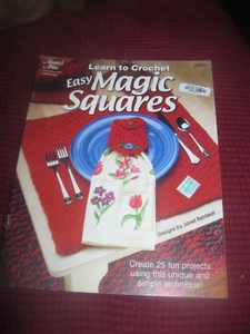 Annie's Attic - Learn to Crochet, Easy Magic Squares, by Janet Rehfeldt - Picture 1 of 3
