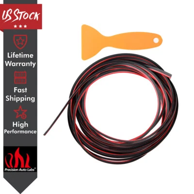 5M Car Interior Door Gap Edge Line Insert Molding Trim Strip Deco Accessory 16Ft - Image 1 of 4