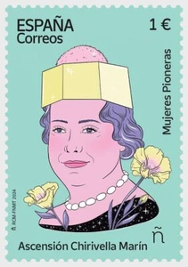 spain 2024 Pioneering Ascension Chirivella Marín 1894 1980 civil law 1v mnh - Picture 1 of 1