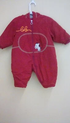 Catimini Babymini очаровательный красный зимний комбинезон коляска костюм для мальчиков 6 м так уютно и тепло! - Изображение 1 из 4