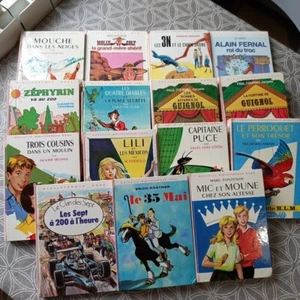 Lot de 15 livres bibliothèque rose ancien Jeunesse Années 60' 70 Livre Jeunes . - Bild 1 von 11