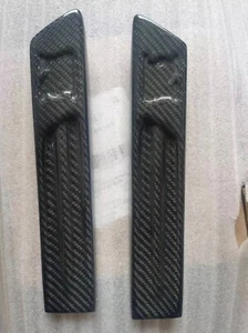 2*Real Carbon Fiber Side Vent Fender  Cover Trim For 2008-2015 Nissan GTR R35 - Imagen 1 de 7