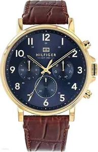 TOMMY HILFIGER MENS DANIEL WATCH 1710380 BLUE DIAL - WARRANTY - RRP 199.00 - Picture 1 of 2