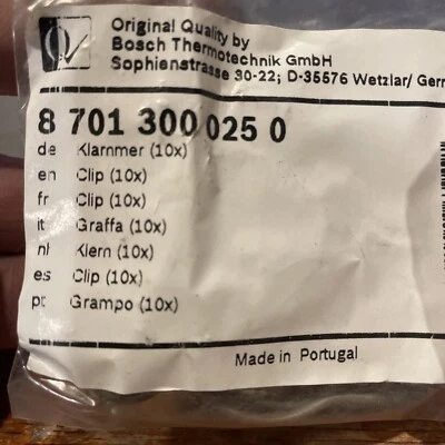 Clip 10 Pack 87013000250 | Bosch PG18 - Image 1 of 3