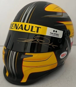 Robert Kubica Hand Signed 2010 1/2 Scale Helmet Renault F1 Team Very Rare F1 - Picture 1 of 14