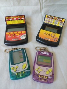 Lot Of 4 Handheld Games - 2 Radica, 2 MGA - Picture 1 of 5