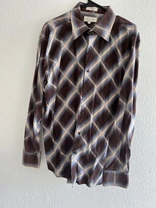 Eighty Eight Mens Button Down Long Sleeve Western Plaid Button Up XL - Picture 1 of 4