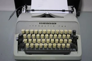 Schreibmaschine Willy Scheidegger Typomatic TMS +Koffer - Bild 1 von 12