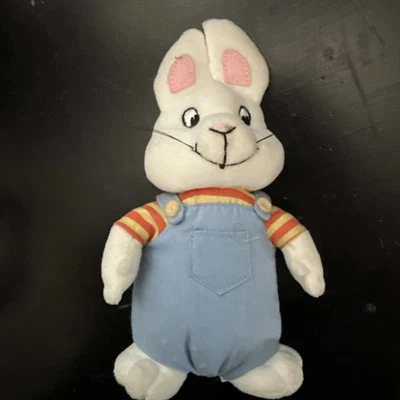 Rare Vintage Retired Ty Beanie Babies Max & Ruby Max Rabbit Bunny Plush Toy 2010 - Image 1 of 3