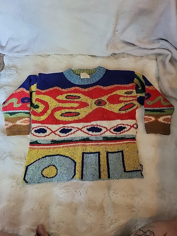 Suéter Oilily Unisex Azul Multicolor Talla 104 7-8 Años Foto 1 de 2