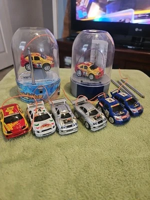  Mini Racer RC Toy Car 1 New 7 Used Thunder Fighter Lot - Image 1 of 4