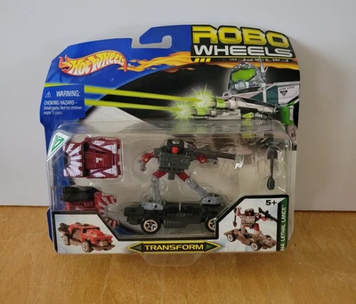 VTG 2001 Mattel Hot Wheels Robo Wheels Transform N4 Lethal Lance - Image 1 of 2