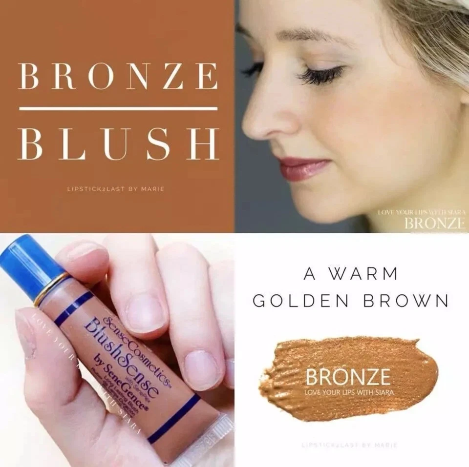 Rubor BlushSense Bronce Larga Duración de Senegence Retirado Sellado Foto 1 de 1