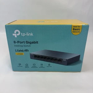 TP-Link 8-Port Gigabit Desktop Switch LS108G LiteWave - Picture 1 of 15