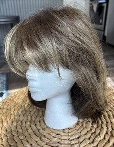 Estetica Wig EVETTE Color R8LF14 Ash BROWN w/HIGHLIGHTS - Picture 1 of 14