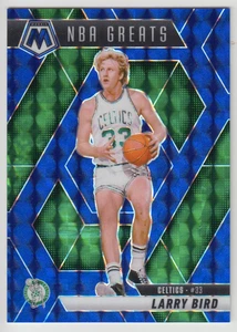 2024-25 Panini Mosaic Boston Celtics Larry Bird #299 NBA Greats Blue Prizm /199 - Picture 1 of 2