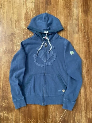 VTG Y2K Roxy Full Zip Center Logo Embroidered Hooded Sweatshirt Women’s Large - Image 1 of 4