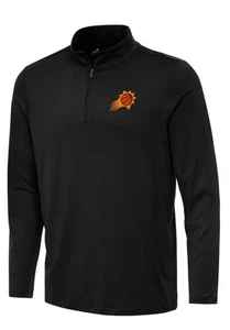 Camisa Pullover Phoenix Suns NBA Antigua Tribute Cuarto Cremallera Negra Grande - Imagen 1 de 13