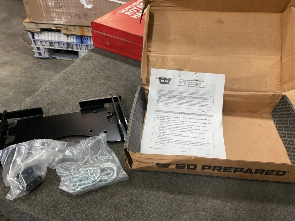 Warn 61611 Provantage Center Snow Plow Mounting Kit 2000+ Honda TRX500FA Rubicon - image 1 of 4