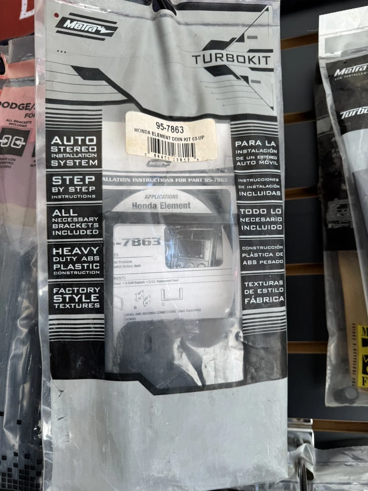 Kit de tablero de instalación doble DIN Metra 95-7863 para Honda Element 2003-11 Foto 1 de 1